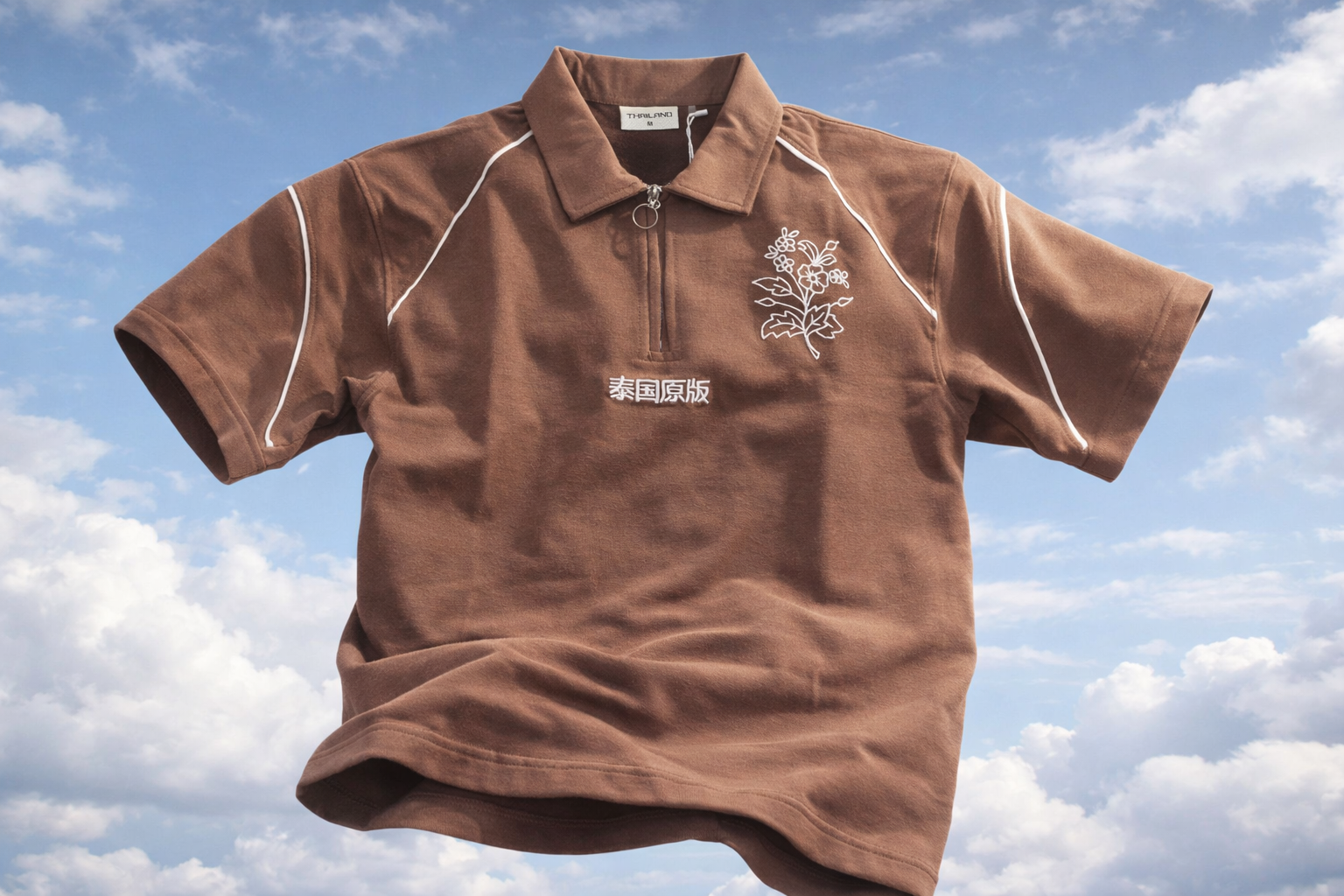 Vintage Earthtone Quarter-Zip Sweatshirt