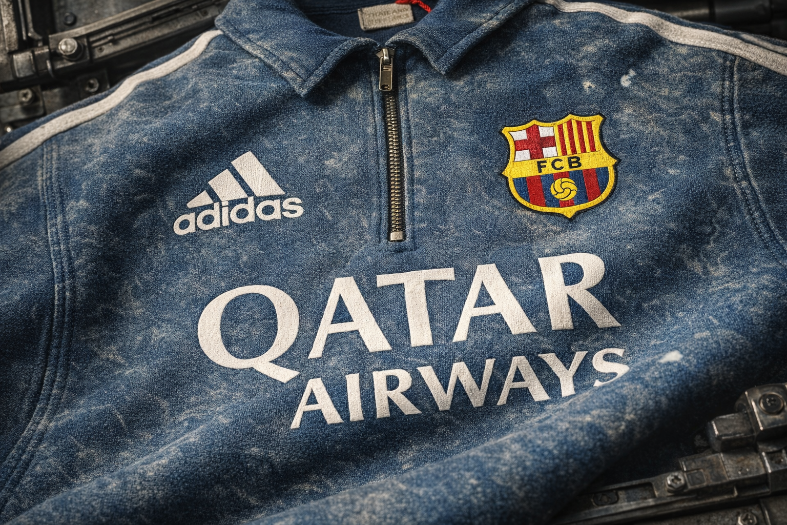 Retro FCB Heavyweight Quarter-Zip | Acid Wash