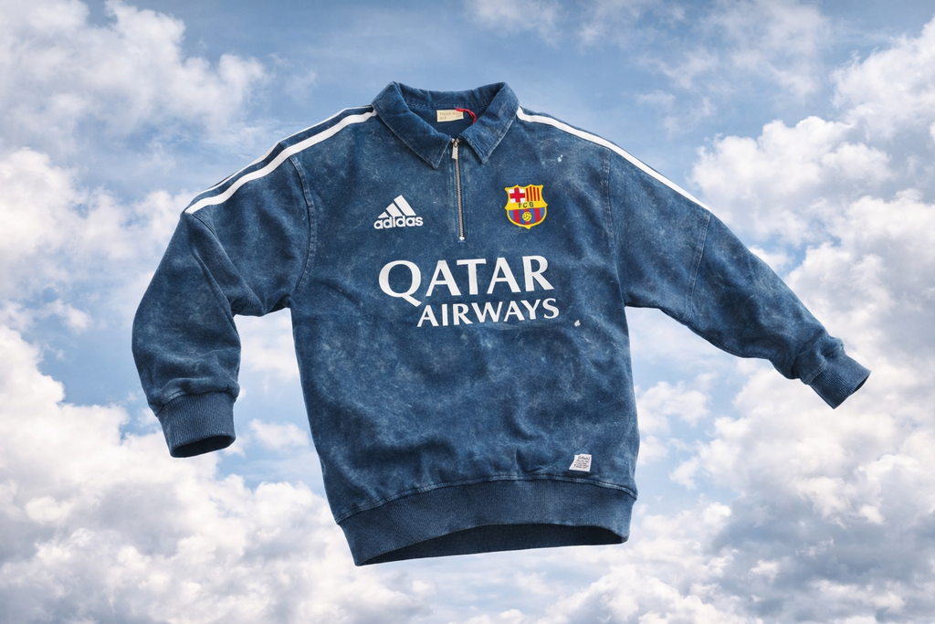 Retro FCB Heavyweight Quarter-Zip | Acid Wash