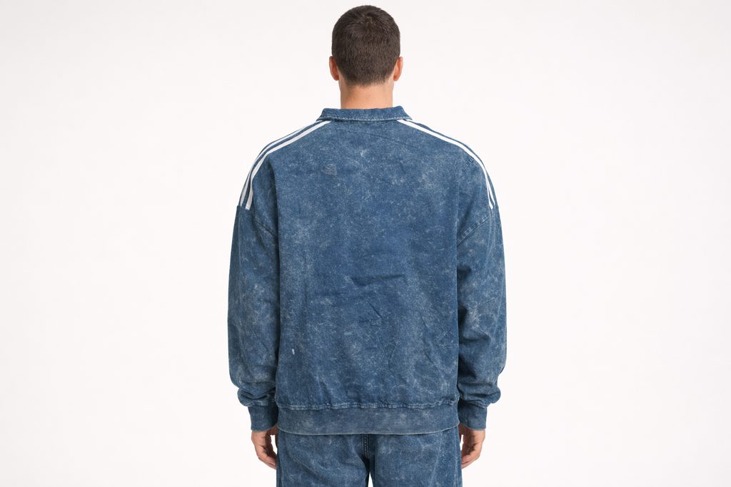 Retro FCB Heavyweight Quarter-Zip | Acid Wash