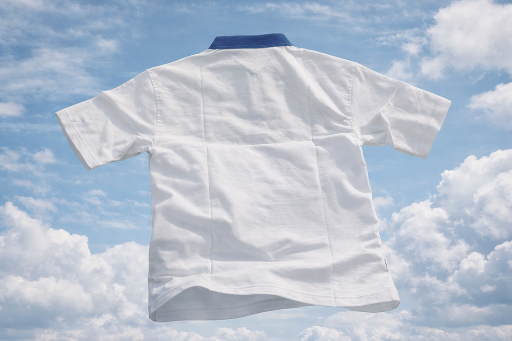 Retro Floral Oversized Polo T-Shirt