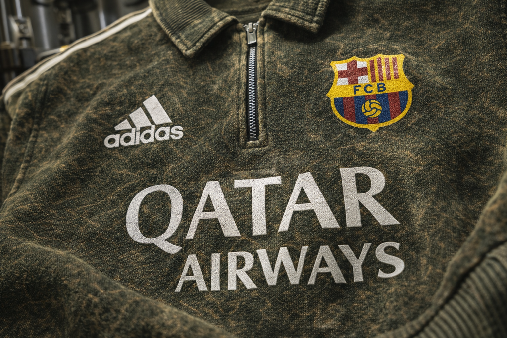 Retro FCB Heavyweight Quarter-Zip | Acid Wash