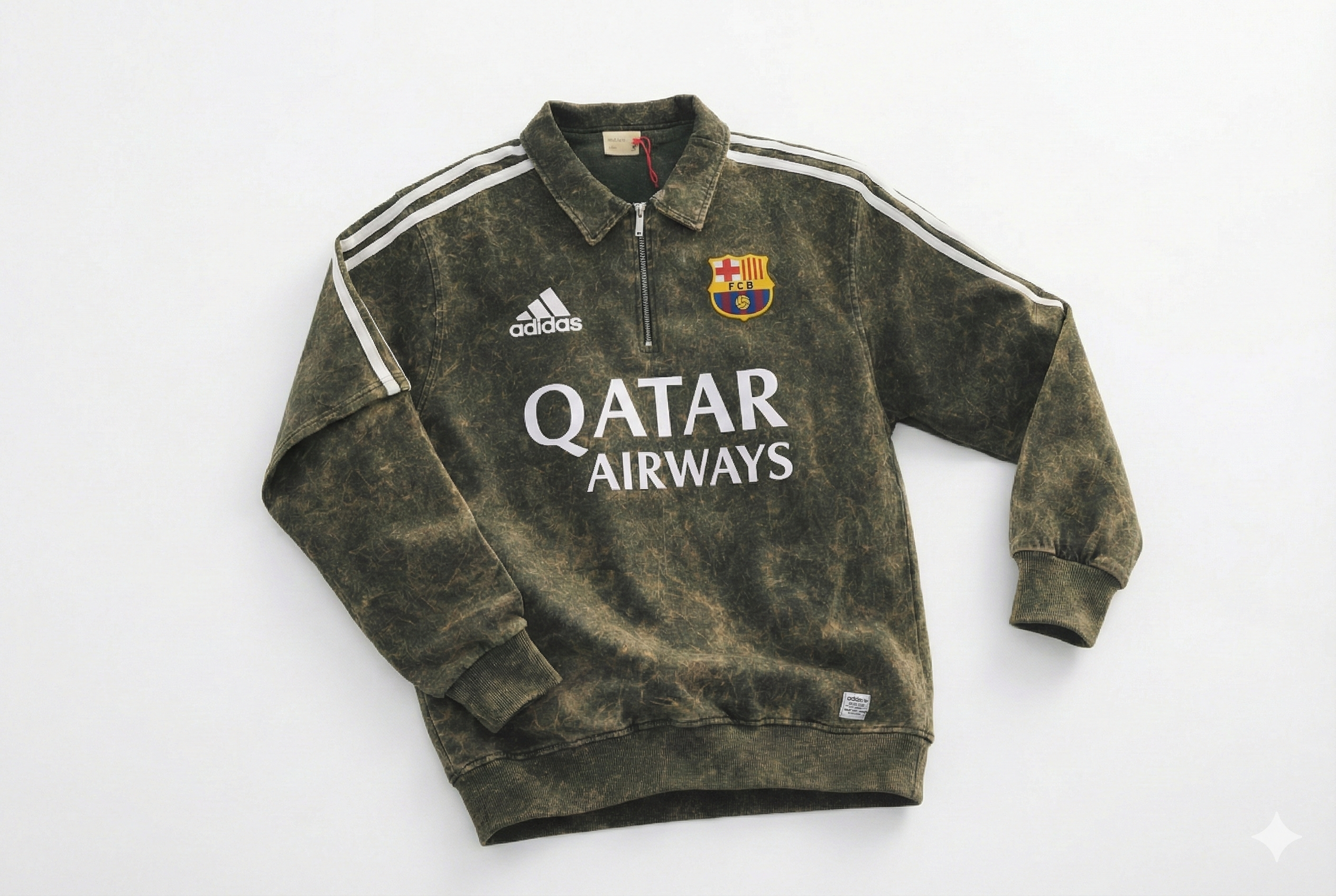 Retro FCB Heavyweight Quarter-Zip | Acid Wash